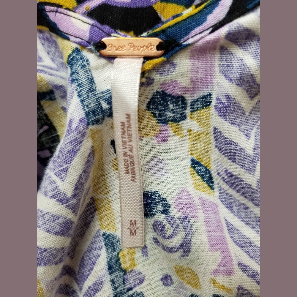 Free People NWT Summer in Tulum Tunic Top Medium - Picture 2 of 10